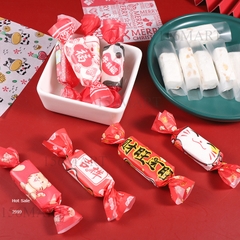 Set 100 Giấy gói kẹo xoắn 2 đầu/ Giấy gói kẹo nougat