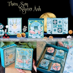 Hộp Trung Thu Thiên Sơn Nguyệt Ảnh Cứng cao cấp 4 Bánh + Trà