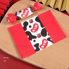 Set 100 Giấy gói kẹo xoắn 2 đầu/ Giấy gói kẹo nougat
