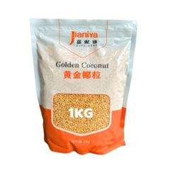 Vụn Dừa Nướng Jianiya Túi Cam (500g & 1kg) - Topping trà sữa thơm giòn