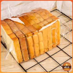 Set 50 Túi bánh mì trong suốt , túi đóng gói trái cây sấy khô kèm dây cột