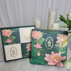 Hộp trung thu 4 bánh Liên hoa cát tường