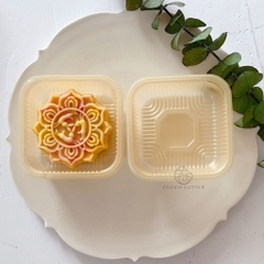 Khuôn Trung Thu 3 con thỏ 75g/ Khuôn lò xo bánh đậu xanh, bánh dẻo, bánh da tuyết