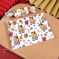 Set 100 Giấy gói kẹo xoắn 2 đầu/ Giấy gói kẹo nougat