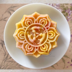 Khuôn Trung Thu 3 con thỏ 75g/ Khuôn lò xo bánh đậu xanh, bánh dẻo, bánh da tuyết