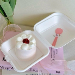 50 Muỗng Nĩa Nhựa Ăn Bánh Kem, Bánh Bông Lan Siêu Xinh