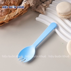 50 Muỗng Nĩa Nhựa Ăn Bánh Kem, Bánh Bông Lan Siêu Xinh