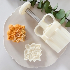 Khuôn Trung Thu Lò xo Cá Vàng May Mắn 75g