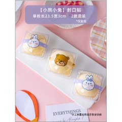 50 Khay có nắp đựng bánh trung thu, bánh da tuyết, bánh lòng đỏ trứng 50g - 80g