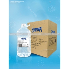 Thùng 4 chai nước tinh khiết 5L Sapuwa