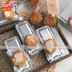 Hộp Thiếc Tiramisu, Hộp Bánh Dứa, Bánh Quy, Bánh Lạnh, Hộp Đựng Thực Phẩm 450ml Có Khoá Cài Siêu Hot