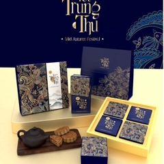 Hộp trung thu Thượng Đỉnh 4B - hộp kèm túi xách siêu sang