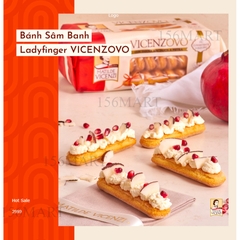 Bánh champagne Ý Vicenzozo 200g / Bánh qui xốp Lady fingers / Bánh Sampa nhập khẩu Ý