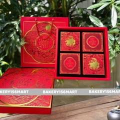 5 -10 Hộp Trung Thu 4 Bánh 150gr - 250gr ~ Thưởng Nguyệt Nắp Âm Dương