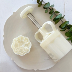 Khuôn trung thu thỏ trắng 3D 75G