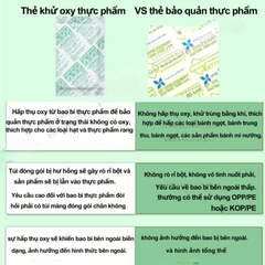 Gói hút ẩm/Thẻ Bảo quản thực phẩm/ Túi bảo quản chống ẩm mốc thực phẩm