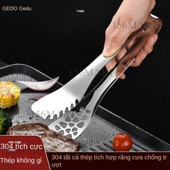 Kẹp Gắp Thức Ăn Đồ Nóng Inox 304 Dài Cao Cấp