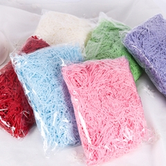 Giấy rơm, Giấy vụn, Rơm lót hộp quà, Giấy chống sốc sợi 2mm, mỏng nhẹ