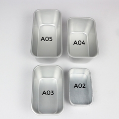 Khuôn Nhôm Chữ Nhật Đúc A05 / A04 / A03 / A02