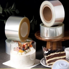 [LẺ 1 MÉT]  Mica cuốn thành bánh kem, cuộn mica bọc thành bánh in hình