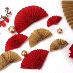 Giấy gấp quạt -trang trí giỏ quà tết