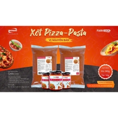 Xốt pizza & Pasta Spageetti vị nguyên bản túi 1kg và 240g
