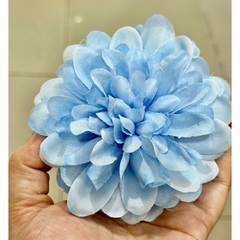 Set 5 bông cúc thược dược 9cm - hoa giả , hoa vải - phụ kiện trang trí mũ , tháp bánh , oản