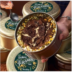 5 Hộp Thiếc Tròn Đựng Tiramisu, Bánh Lạnh, Socola, Đựng Hạt Siêu Hot
