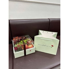 SET 5 Bộ Hộp Vuông 27x27x16  Kèm Túi Xách - Đựng trái cây , Set Quà Tặng