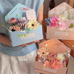 Set 5 Hộp Mika 2 Ngăn Romatic Đựng Hoa và Bánh, Mẫu Mới Siêu Hot - 156mart