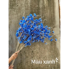 Cành hoa đào râu trang trí (thân cành màu trắng)