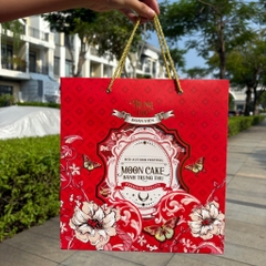 Vỏ Hộp Trung Thu 4 Bánh, Hộp Bánh Nướng, Bánh Dẻo 150g - 250g [BÁCH HOA]