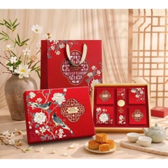 Vỏ Hộp Đựng Bánh Trung Thu 4 Bánh Trà - 6 Bánh150g - 250g [DẠ YẾN] - {{store}}