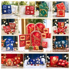 Combo 5-10 Hộp trung thu giá rẻ - Không nắp  (Mẫu mới 2026)