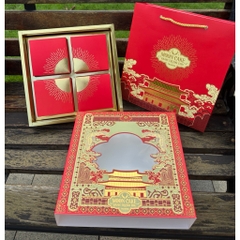 Vỏ Hộp Trung Thu 4 Bánh, Hộp Bánh Nướng, Bánh Dẻo 150g - 250g [VỌNG NGUYỆT]