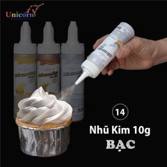 MÀU NHŨ KIM UNICORN TRANG TRÍ BÁNH KEM - 10G