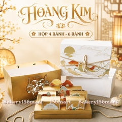 1-5 Hộp Đựng Bánh Trung Thu 4 Bánh - 6 Bánh 150g - 250g [HOÀNG KIM]