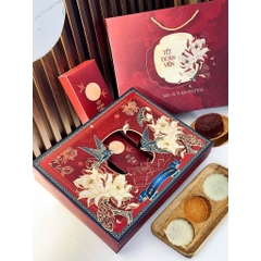 BST Vỏ Hộp Đựng Bánh Trung Thu 4 Bánh Trà - 6 Bánh150g - 250g [NGUYỆT LIÊN CA]