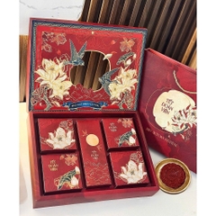 BST Vỏ Hộp Đựng Bánh Trung Thu 4 Bánh Trà - 6 Bánh150g - 250g [NGUYỆT LIÊN CA]