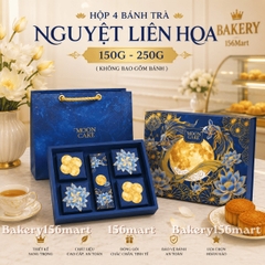 Vỏ Hộp Trung Thu 4 Bánh Trà 150G - 250G  [NGUYỆT LIÊN HOA] -  {{store}}