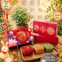 5-10 Hộp Trung Thu 2 bánh không hộp bánh con (150g-250g) - 2026