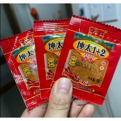 Ớt bột 1+2 Mini 3g /Gia Vị Ớt Chấm Xiên Que Tứ Xuyên