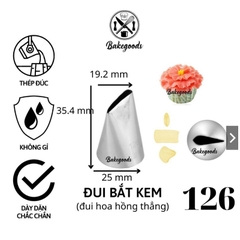Đui Bắt Bông Kem Trang Trí Bánh