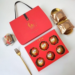 Set 5 Hộp Trung thu Mini 4-6 bánh (50-75gr) - Túi sang chảnh