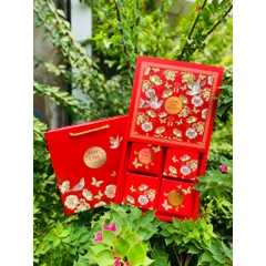 Hộp Trung Thu Mềm 4 bánh 2024 nhiều mẫu - Bánh 150g - 250g