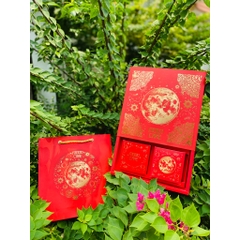Hộp Trung Thu Mềm 4 bánh 2024 nhiều mẫu - Bánh 150g - 250g