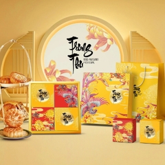 Hộp Trung Thu Mềm 4 bánh 2024 nhiều mẫu - Bánh 150g - 250g