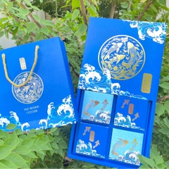 Hộp Trung Thu Mềm 4 bánh 2024 nhiều mẫu - Bánh 150g - 250g
