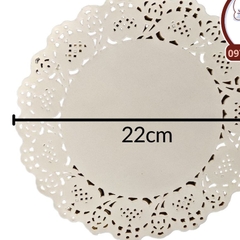 (Bộ 140 tờ) Giấy nến có hoa văn cho nồi chiên không dầu và trang trí trải bàn ăn (Cỡ 21.5cm)
