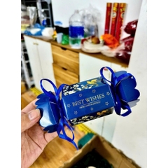 Set 5 Vỏ Hộp Kẹo Nơ Xinh Xắn Hộp Quà Cưới Trang Trí Giỏ Quà Tết Hình Kẹo Có Nơ Vỏ Kẹo Nơ Đựng Kẹo Bánh Mẫu Mới
